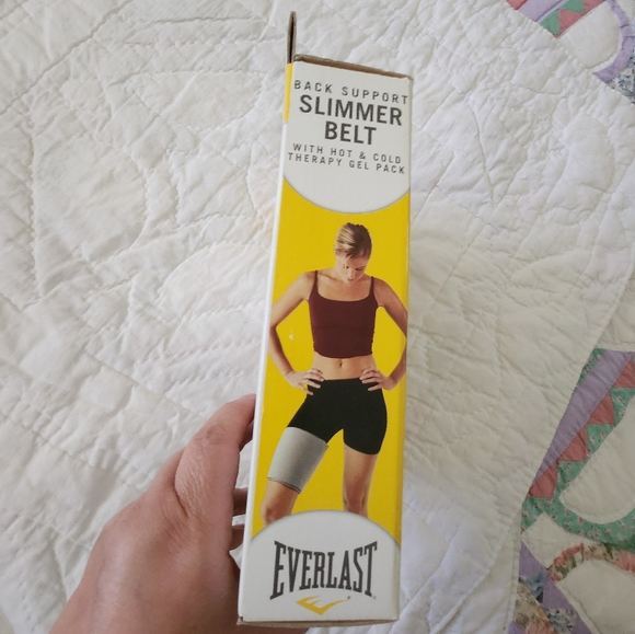 Back Support Slimmer Belt With Hot&Cold Therapy Gel Pack Everlast - Picture 8 of 10